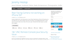 Desktop Screenshot of jheslop.com