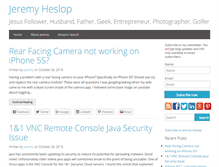 Tablet Screenshot of jheslop.com